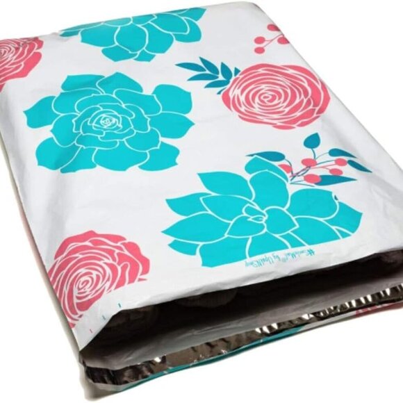 19"x24" Succulent Flowers PolyMailers - Picture 2 of 4